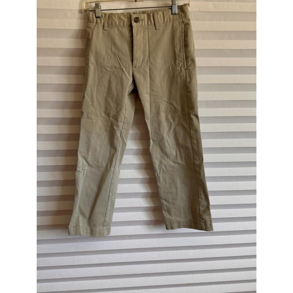 Cat & Jack Boys Beige School Uniform Pants Size 8 Husky Khaki